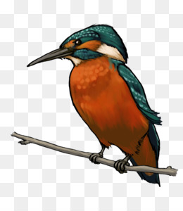 Gambar Lukisan Burung Raja Udang 