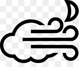 Awan Angin  Simbol  Cuaca Hujan perbatasan berangin unduh 
