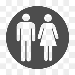 Toilet Umum Simbol  Gender Kamar  Mandi  gambar  png