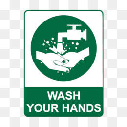 Cuci Tangan Anda unduh gratis Cuci tangan Tanda Stiker 