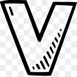 V Letter PNG Transparent Images - PNG All