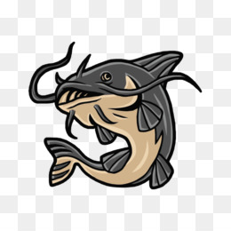 Clip art Gambar garis Ilustrasi Gambar - ikan lele bullhead unduh