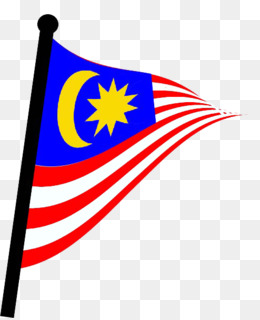 Hitam gambar bendera putih malaysia Lukisan Bendera