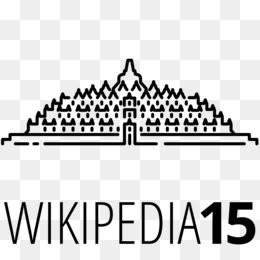 Borobudur unduh gratis Logo Wikipedia Ensiklopedia 