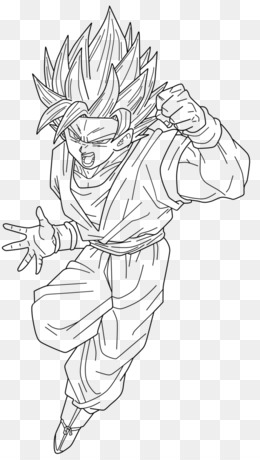 Paling Keren Gambar Sketsa Goku - Tea And Lead