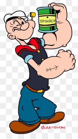  Popeye  Stiker Popeye  Terburuburu Untuk Bayam gambar  png