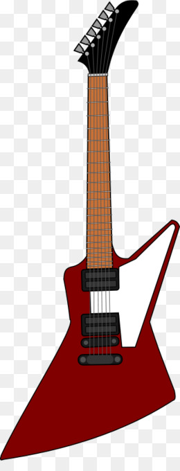 Gitar, Kartun, Gitar Listrik gambar png